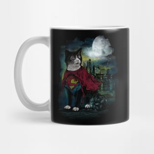 Super meow, Hero of the night Mug